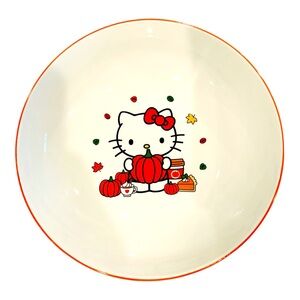 Limited edition fall HELLO KITTY 9 in bowl
